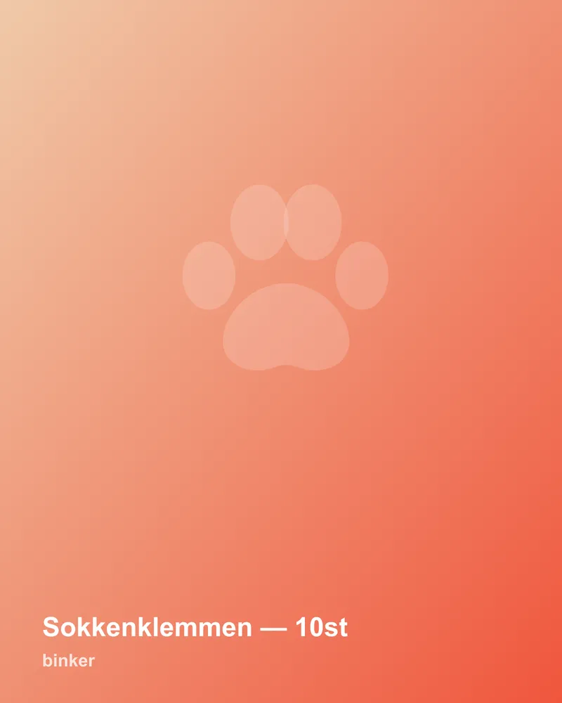 Sokkenklemmen — 10st