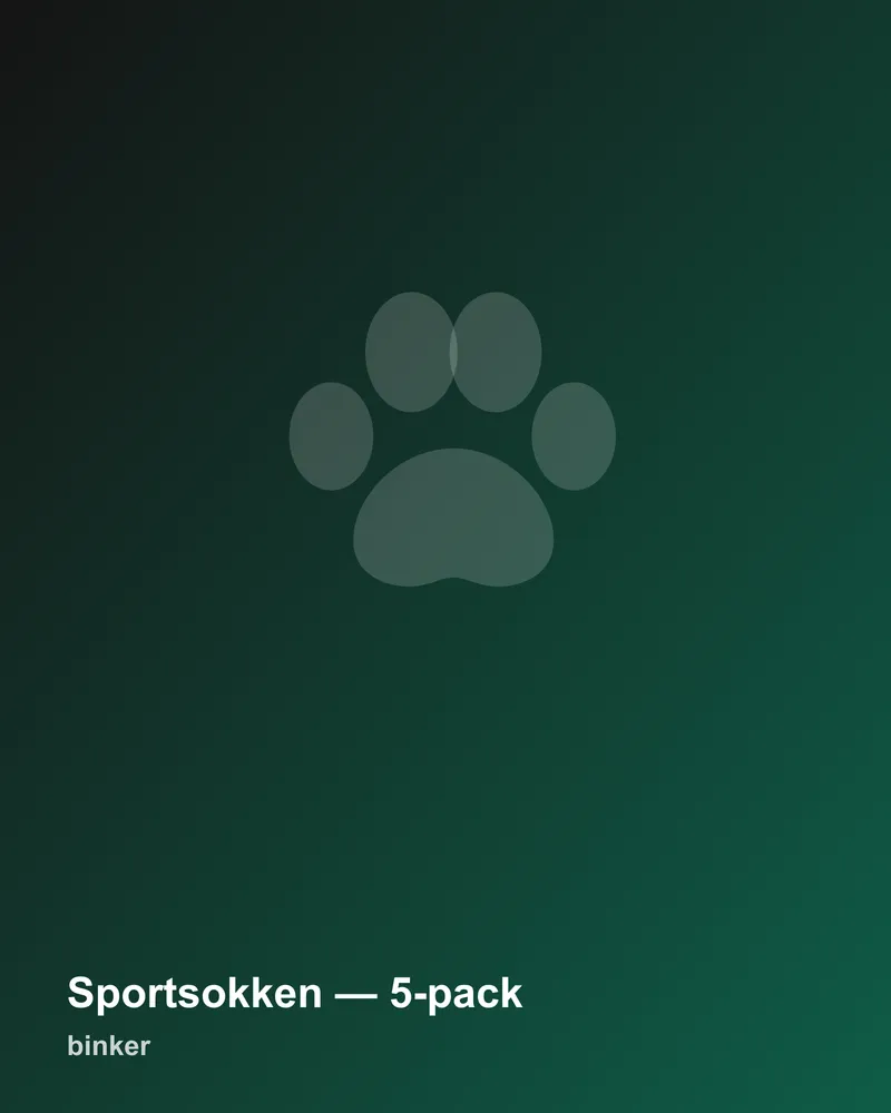Sportsokken — 5-pack