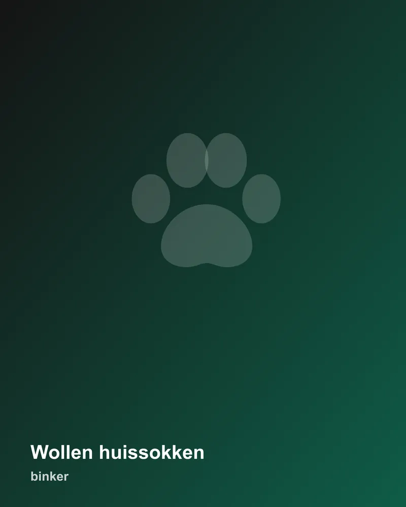 Wollen huissokken