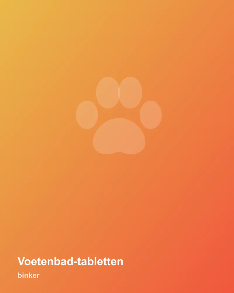Voetenbad-tabletten